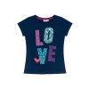Dívčí tričko Love - navy - velikost 152