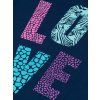Dívčí tričko Love - navy - velikost 152