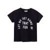 Dívčí top Fun - černá — Winkiki Kids Wear
