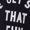 Dívčí top Fun - černá — dětské oblečení Winkiki