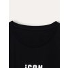 Dívčí tričko s krátkým rukávem Icon - černá - velikost 164