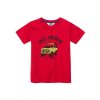 Chlapecké tričko s krátkým rukávem Free and Brave - červená - velikost 122
