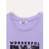 Dívčí šaty Wonderful - liliová - velikost 164