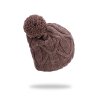 Dámská pletená čepice - 9568 -  kakaová - pro obvod hlavy 58 cm