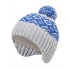 Chlapecká pletená čepice - 9321 - světle šedá - pro obvod hlavy 52 cm