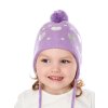 Dívčí pletená čepice - 9867 - světle fialková
