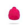Dívčí pletená čepice - 0183 - tmavě růžová - pro obvod hlavy 54 cm