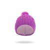 Dívčí pletená čepice - 0183 - tmavá fialka - pro obvod hlavy 54 cm