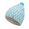 Dívčí pletená čepice - 9151 - světle modrá