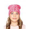Dívčí pletená čepice - 9536 - růžová — Marhatter