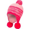 Dívčí pletená čepice - 9414 - malinová - pro obvod hlavy 54 cm