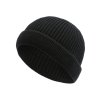 Pánská pletená čepice - 0944 - černá - pro obvod hlavy 59 cm