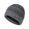Pánská pletená čepice - 7733 - černo-bílá - pro obvod hlavy 59 cm