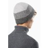 Pánská pletená čepice - 7733 - černo-šedá - pro obvod hlavy 59 cm