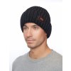 Pánská pletená čepice - 8649 - černá