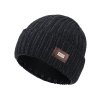 Pánská pletená čepice - 8649 - černá - pro obvod hlavy 59 cm