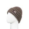 Pánská pletená čepice - 8649 - šedá/hnědá — Marhatter