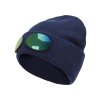 Pánská pletená čepice - 8817 - tmavě modrá - pro obvod hlavy 59 cm
