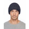 Pánská pletená čepice - 9768 - modrá - pro obvod hlavy 59 cm