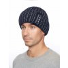 Pánská pletená čepice - 9768 - modrá - pro obvod hlavy 59 cm