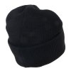 Pletená čepice pro teenagery - 9004 - černá - pro obvod hlavy 56 cm