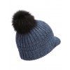 Dámská pletená čepice - 9585 - džínsová — Marhatter