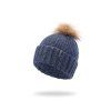 Dámská pletená čepice - 8601 - džínsová — Marhatter