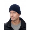 Pánská pletená čepice - 1031 - tmavě modrá