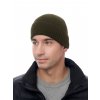 Pánská pletená čepice - 1031 - khaki