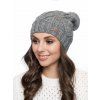 Dámská pletená čepice - 9568 - šedá — Marhatter