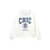 Dívčí mikina Chic - Mléčně bílá - velikost 164