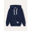 Unisex mikina na zip s kapucí LA - Navy