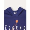 Chlapecké oversize tričko s kapucí Game - navy - velikost 170