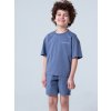 Unisex pyžamo Base, krátké kalhoty, krátký rukáv - tmavě modrá - velikost 122