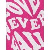 Dívčí šaty Love - jasně-růžová - velikost 164