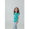 Dívčí tričko Cool Cat - tyrkysová - velikost 122