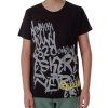 Chlapecké tričko Graffiti - černá/šedá — Winkiki Kids Wear