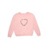 Dívčí mikina Srdce - růžová - velikost 164