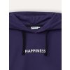 Dívčí mikina s kapucí Happiness - fialová - velikost 164