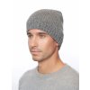 Pánská pletená čepice - 8963 - šedá - pro obvod hlavy 59 cm