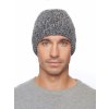 Pánská pletená čepice - 8963 - černo-bílá - pro obvod hlavy 59 cm