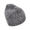 Pánská pletená čepice - 8963 - černo-bílá - pro obvod hlavy 59 cm