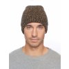 Pánská pletená čepice - 8963 - kávová - pro obvod hlavy 59 cm