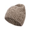 Pánská pletená čepice - 8963 - šedá/béžová - pro obvod hlavy 59 cm