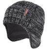 Pánská pletená čepice - 1461 - černá - pro obvod hlavy 59 cm