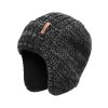 Pánská pletená čepice - 1461 - černá - pro obvod hlavy 59 cm