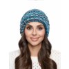 Dámská pletená čepice - 8801 - světle modrá - pro obvod hlavy 58 cm