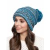 Dámská pletená čepice - 8801 - světle modrá - pro obvod hlavy 58 cm