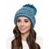 Dámská pletená čepice - 8801 - světle modrá — Marhatter