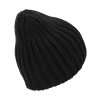 Dámská pletená čepice - 9571 - černá - pro obvod hlavy 58 cm